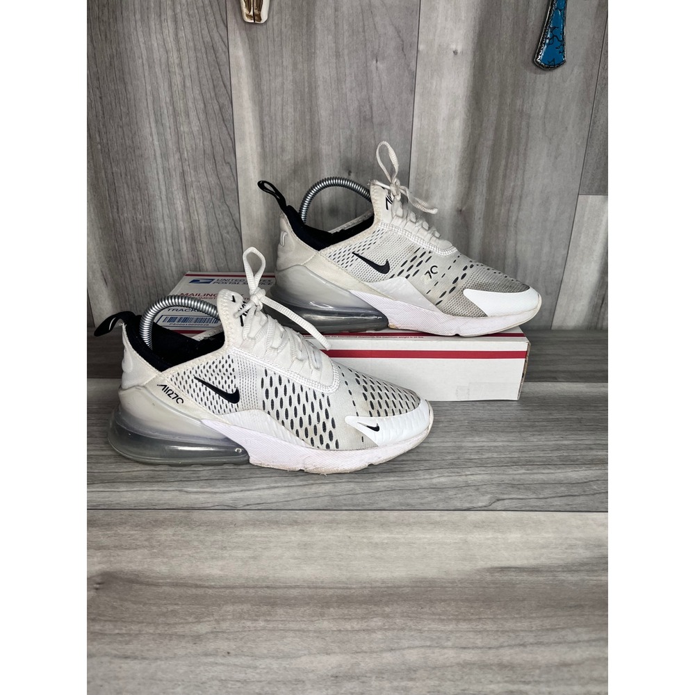 Nike Air Max 270 Sneakers Womens 7 White AH6789-100 Athletic Running Shoes